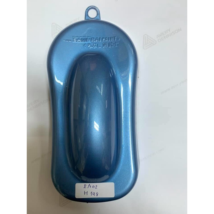 SƠN XỊT SAMURAI H198 MÀU XANH BĂNG GIÁ H198 - XANH NGỌC ÁNH KIM
