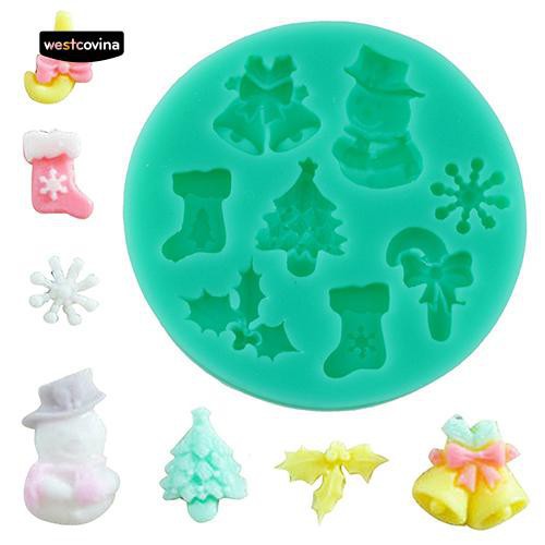 Khuôn silicone hình Giáng Sinh