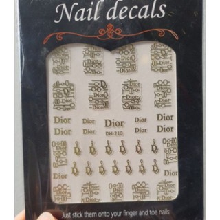 [ảnh thật] sticker dán móng , nail sticker design móng tay