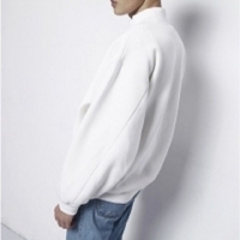 Áo Nỉ SWEATER Cổ Cao Trắng chơn | BigBuy360 - bigbuy360.vn