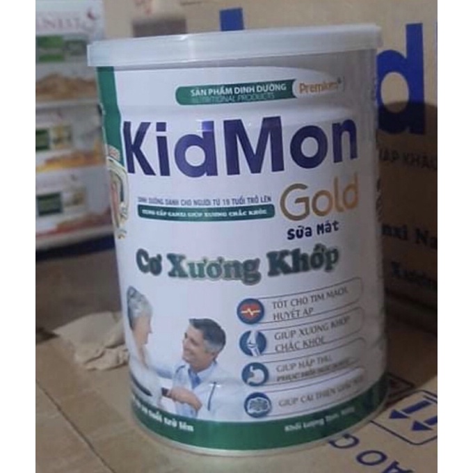 Sữa bột can xi nano ,Cơ-Xương-Khớp- Sữa mát Kidmon dành cho người từ 19 tuổi trở lên (900g/1lon)