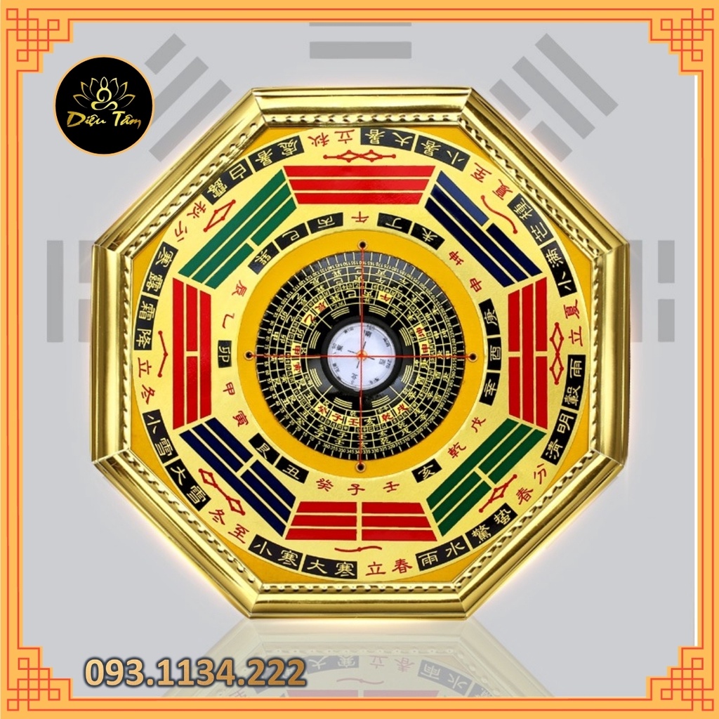 La bàn phong thủy có kèm hướng dẫn sử dụng mẫu la bàn treo