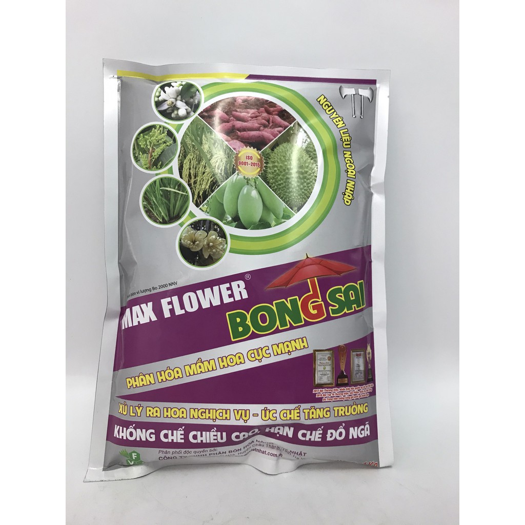 Phân bón Max Flower BONGSAI Gói 1Kg- Xử lý ra hoa nghịch vụ, ức chế tăng trưởng