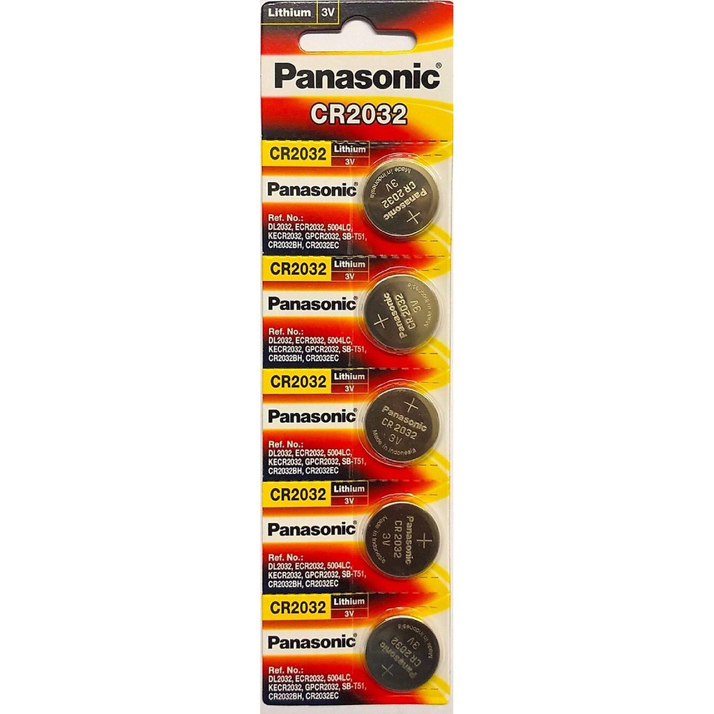 Vỉ 5 viên pin PANASONIC CR2032