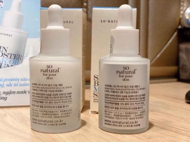 Tinh chất dưỡng trắng da So’natural skin booster milk oil serum | BigBuy360 - bigbuy360.vn