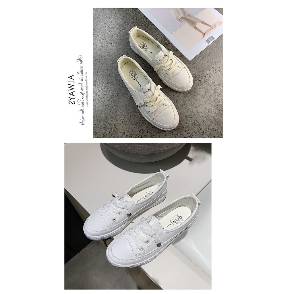 Giày thể thao nữ đế bằng giá rẻ giày sneaker nữ trắng slipon ulzzang cao cấp hot trend AZUKA - E2 | BigBuy360 - bigbuy360.vn