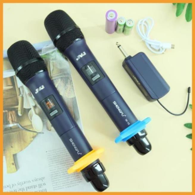 [Giá Gốc] Bộ 2 Microphone không dây W 15 JVJ đa năng cao cấp