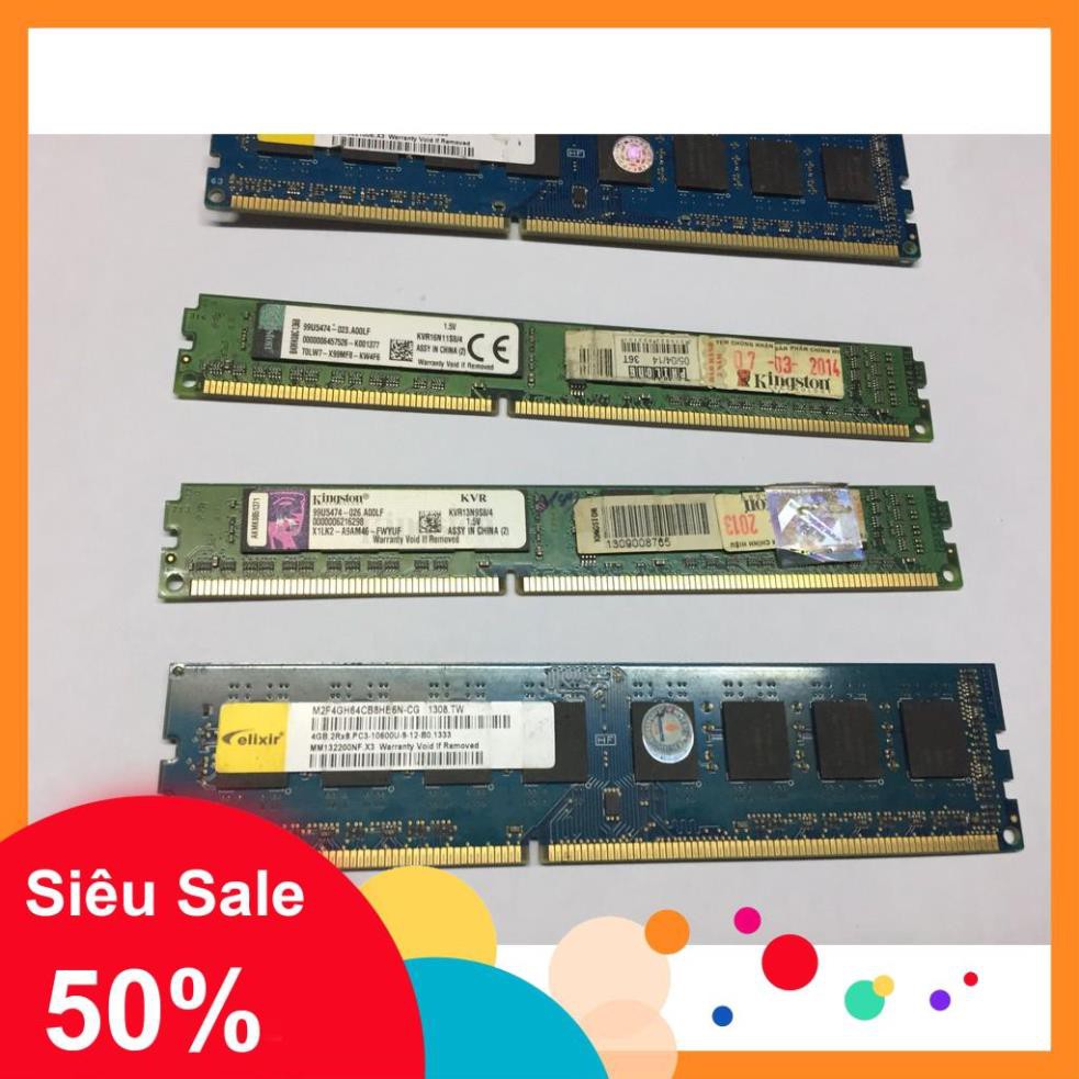 Ram DDram 3 4G dùng cho PC Bus 1333 hoặc 1600