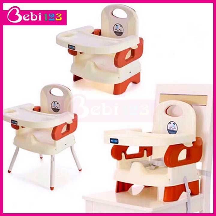 Ghế ăn dặm gấu trúc Shouda 3 chức năng chắc chắn cho bé tập ăn dặm