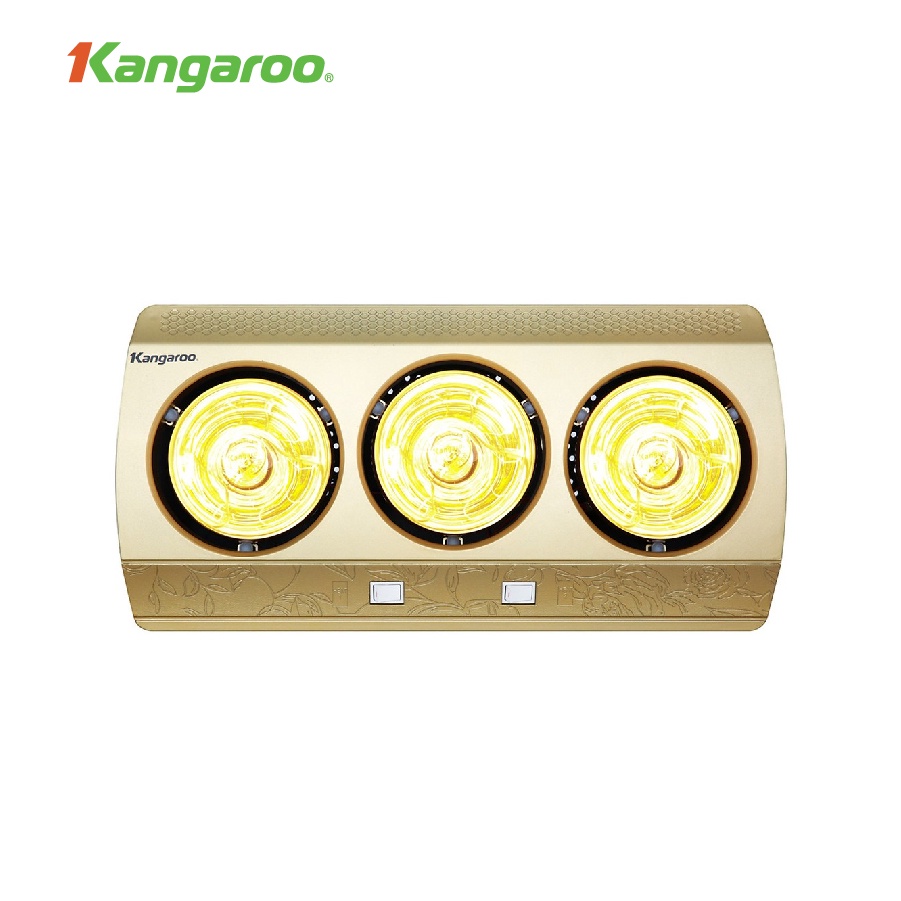 Đèn sưởi nhà tắm 3 bóng Kangaroo KG3BH01 công suất 825W