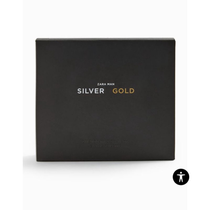 Set 2 chai nước hoa Zara Man Gold + Silver