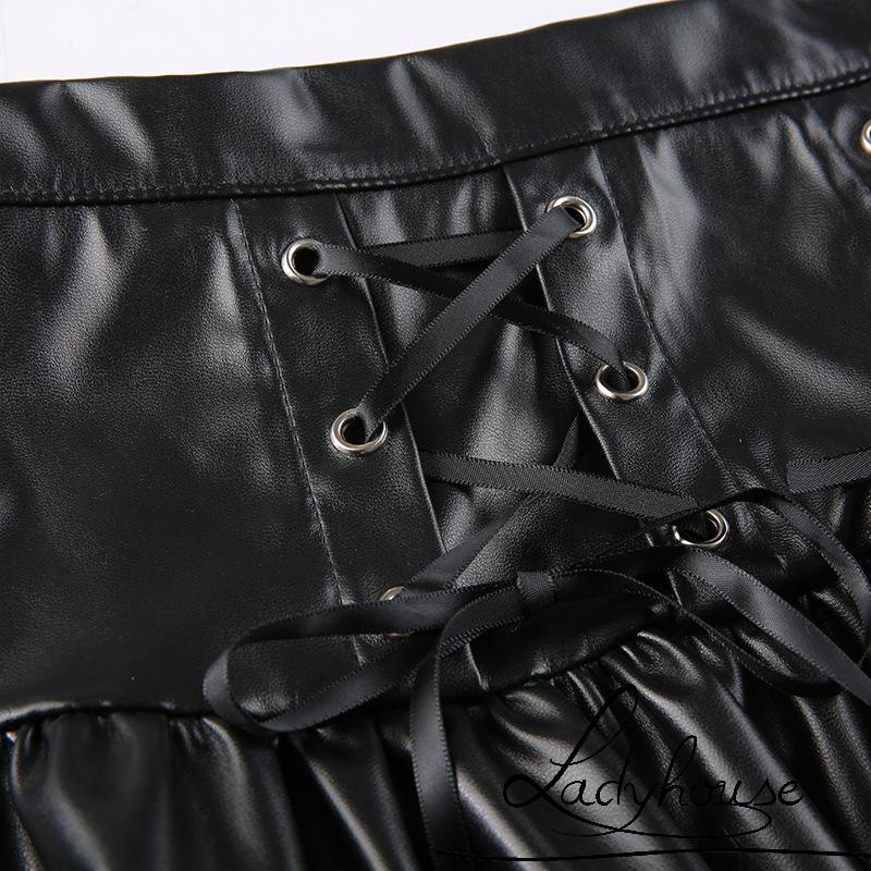 Chân váy ngắn hai lớp màu sắc thời trang mùa thu cho nữ