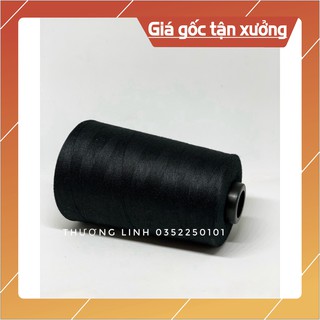 [MÀU HOT]Chỉ May Cuộn To 5000m-Màu Đen HT