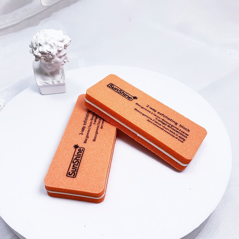 Phao vuông dũa mịn móng tay Sunshine, phào mịn chà móng, đồ làm nail chính hãng