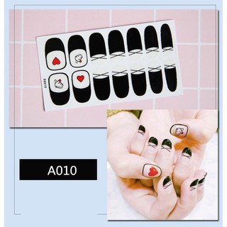 Set Sticker 14 miếng Dán Móng Tay 3D  A006-A010 SIÊU HOT