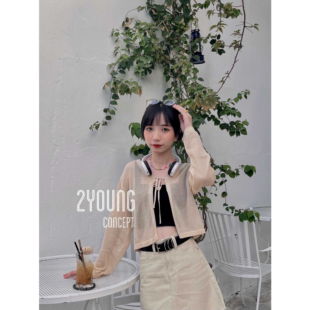 Áo hai dây bản to dáng croptop, mút đệm ngực  A1620