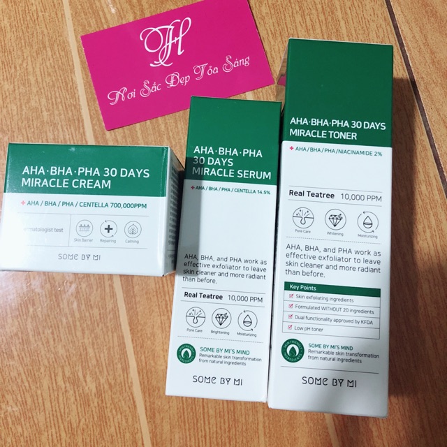 Toner AHA – BHA – PHA 30 Days Miracle Toner của nhà Some By Mi