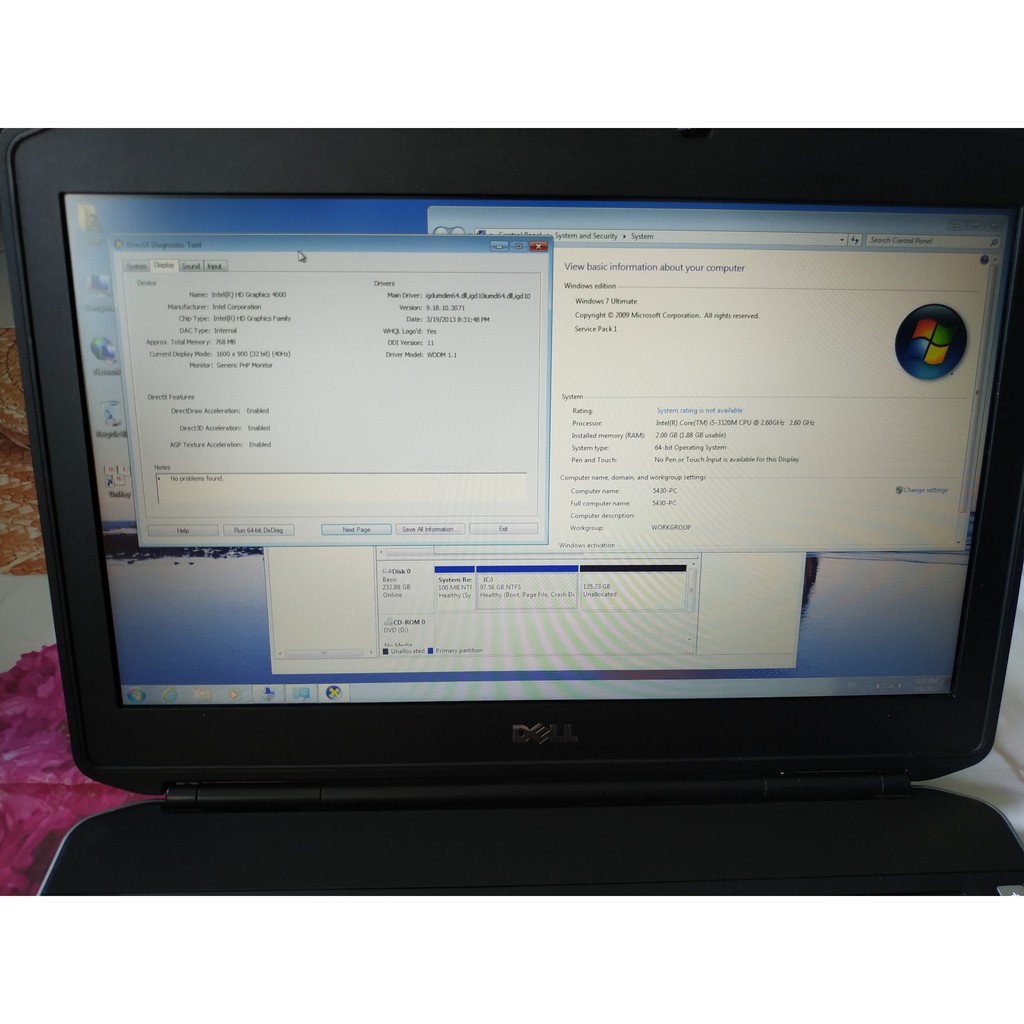 Laptop Dell 5430 i5/4G/250G hàng xách tay | BigBuy360 - bigbuy360.vn