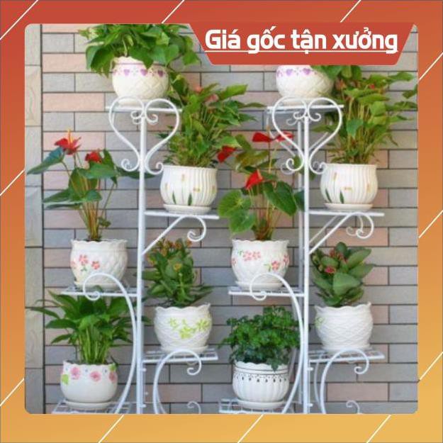 Kệ để cây cảnh 5 tầng bằng sắt đế vuông