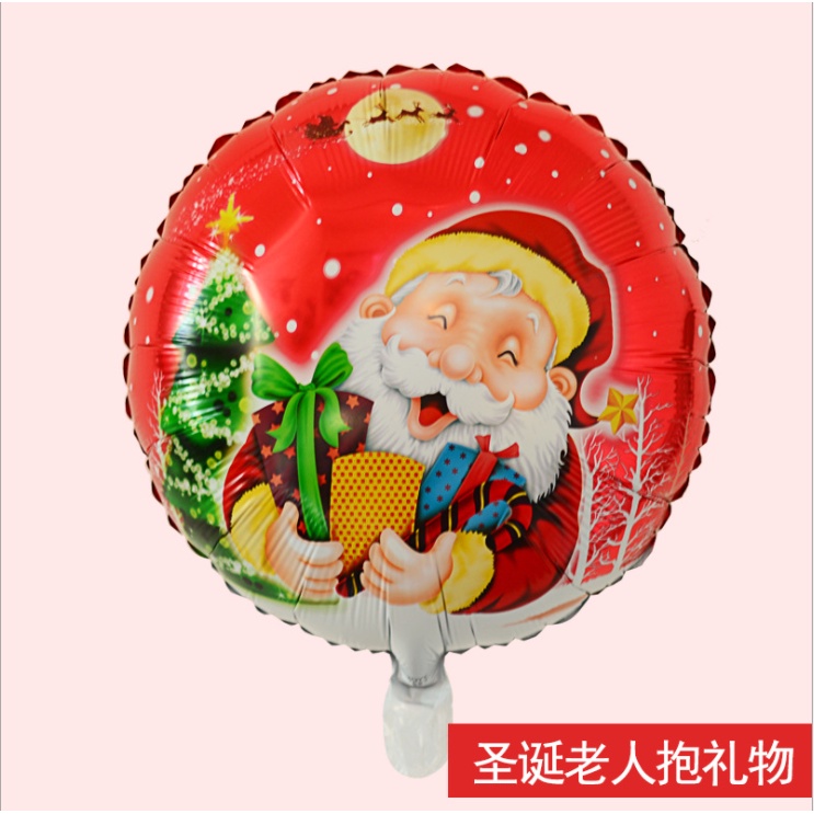 Bong bóng 18 inch trang trí Giáng Sinh, năm mới
