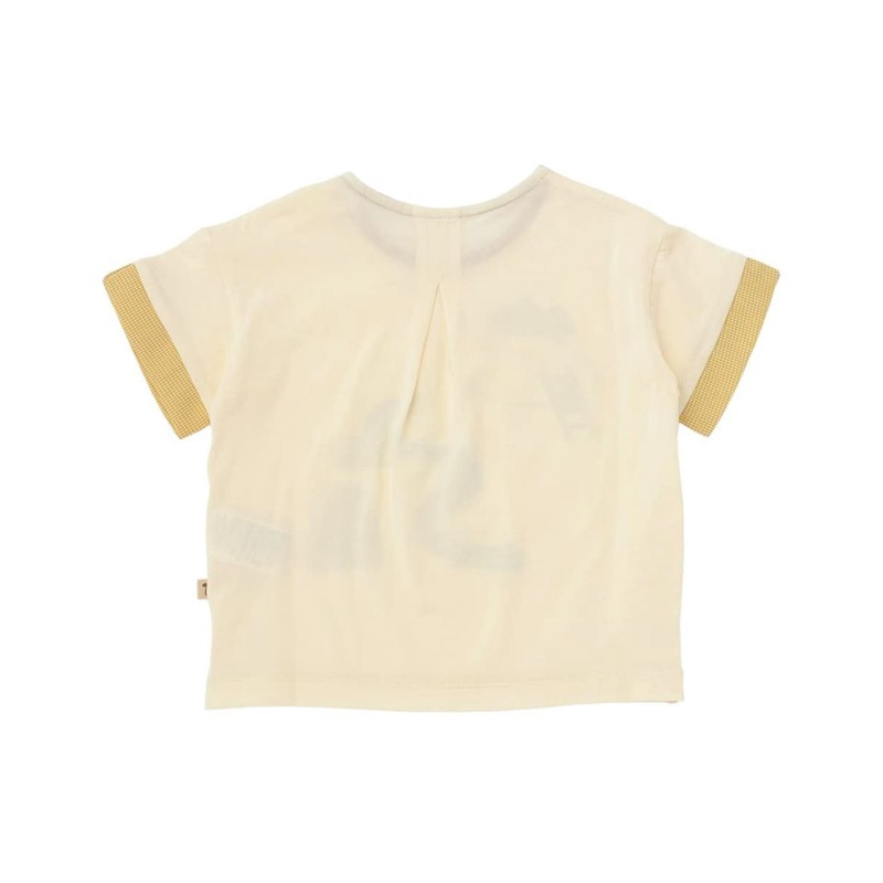 Áo cotton phối tay kẻ bé trai bé gái Mmln. HA3268