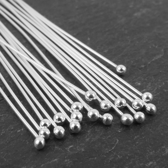 50-130 Đinh xỏ hạt đầu tròn làm trang sức thủ công rất sáng đẹp