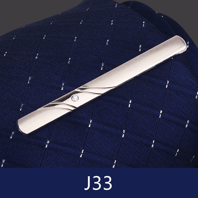 Kẹp Cà Vạt Màu Vàng/Bạc Đơn Giản Phong Cách Hàn Quốc Thời Trang Cho Nam Và Nữ