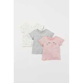 Set 3 áo cotton HM chuẩn auth