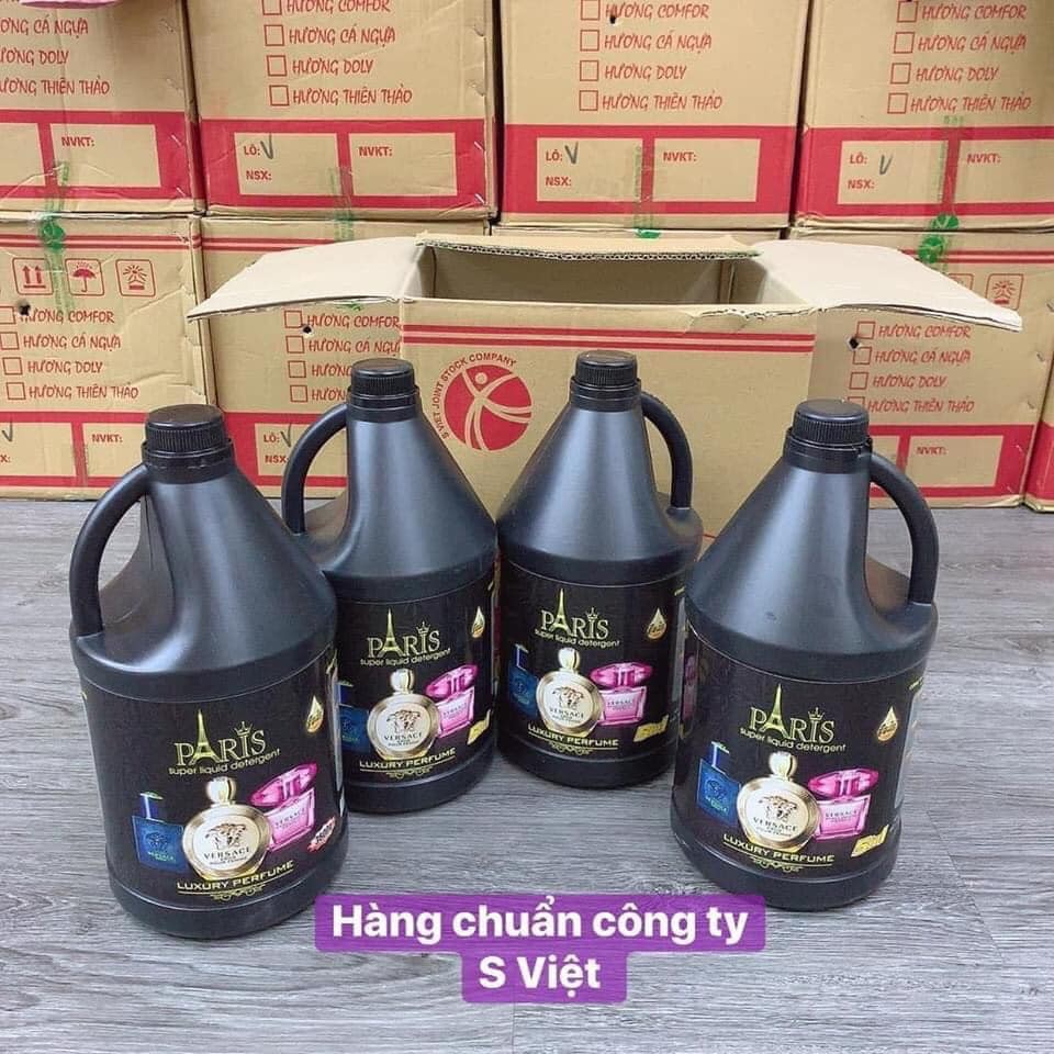 01 can nước giặt Paris hương hoa 3.6 lít