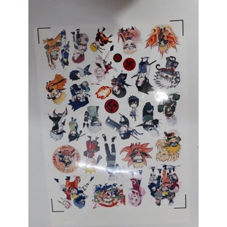 10-50 hình sticker naruto decal(random hình)