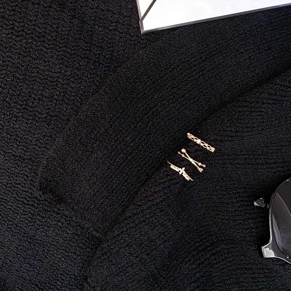 Nhẫn Hở Thiết Kế Hình Hoa Đính Ngọc Trai Nhân Tạo Phong Cách Hàn Quốc