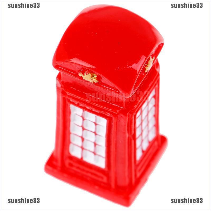 1 Mô Hình Điện Thoại Bàn Mini DIY Trang Trí Nhà Cửa