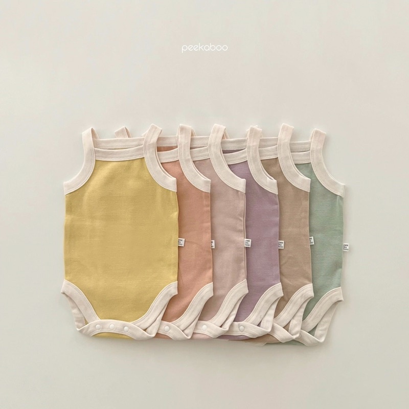 Body suit 2 dây trơn PEEKABOO 2022