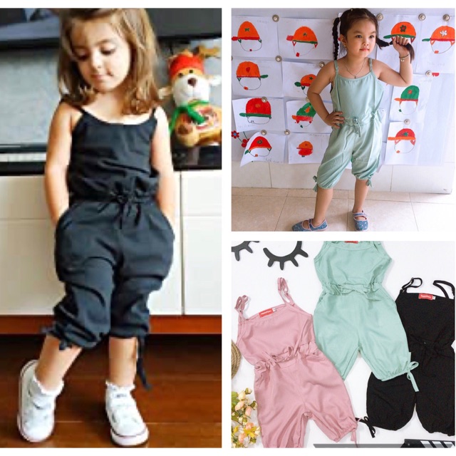 Jumpsuit bộ liền thân đồ bay PeppyPizza V001 2 dây điệu đà