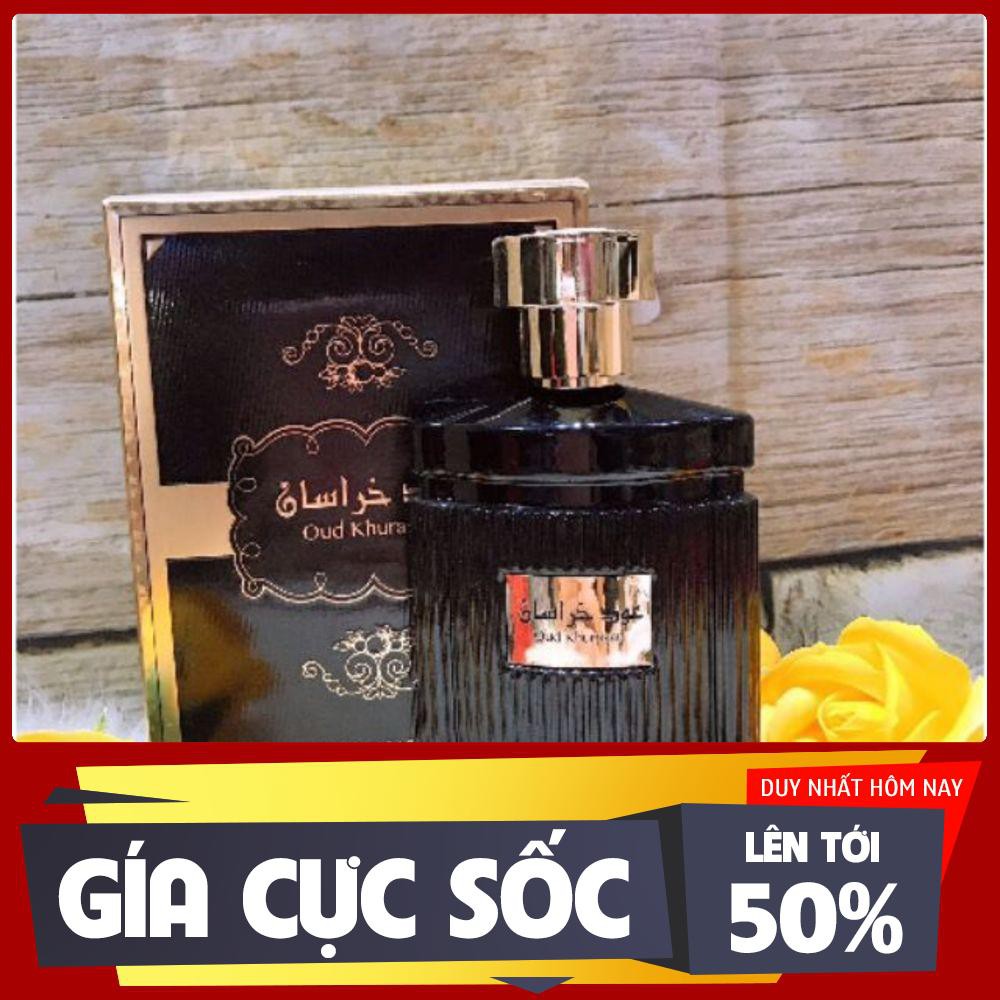 Nước hoa Dubai cho Nam – Oud Khurasan.Tặng khẩu trang vải poly cao cấp - Hàng nhập khẩu