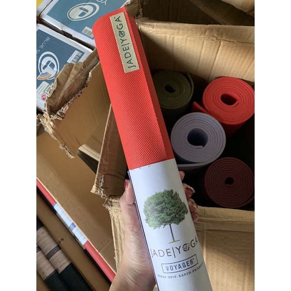 Thảm tập yoga cao su chống trơn Jade Harmony đệm êm