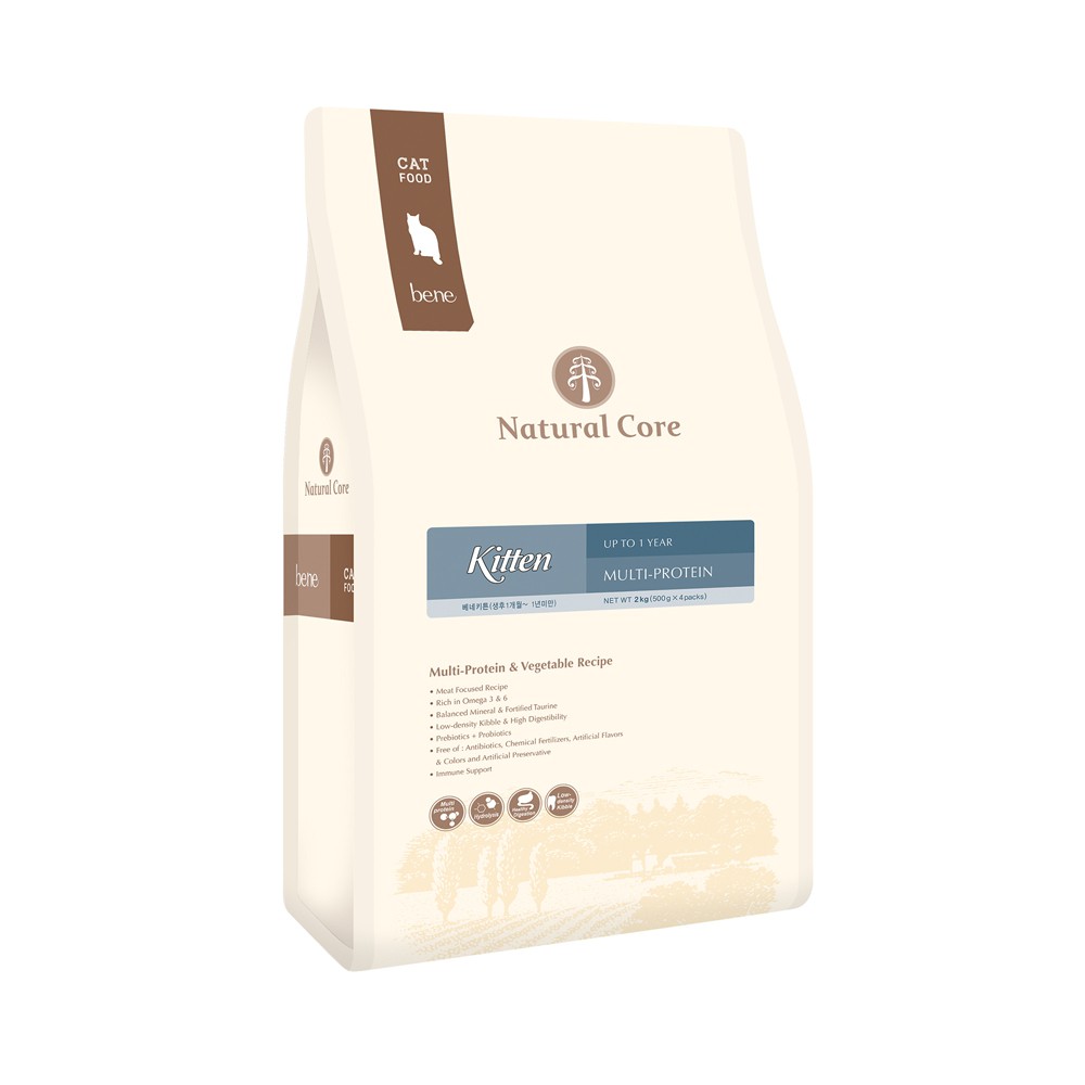 Hạt Natural Core C1 Bene Kitten cho mèo con 2kg