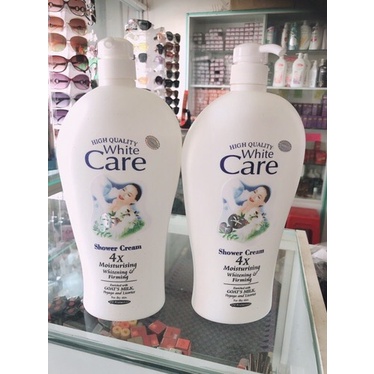 COMBO 2 Chai Sữa Tắm Dê White Care 9X 1200ml Sáng Mịn Hơn Thơm Lâu Hơn