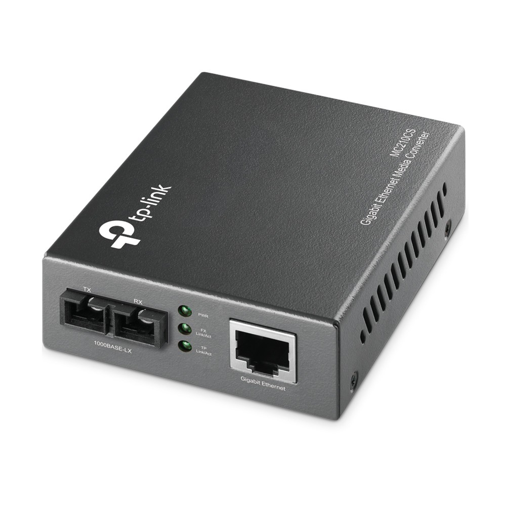 Bộ chuyển đổi quang điện Single-Mode Gigabit MC210CS