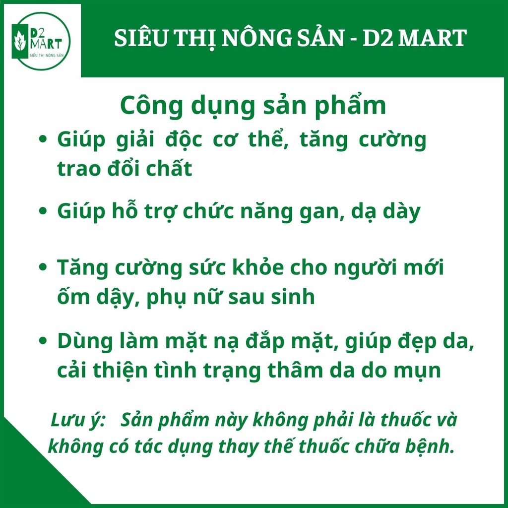 Tinh bột nghệ vàng nguyên chất Yên Sơn 500gr - OCOP 3 sao- Hỗ trợ dạ dày, gan, làm mặt nạ - Siêu thị nông sản D2 Mart