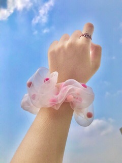 100 Hạt pompom - pom pom làm scrunchies