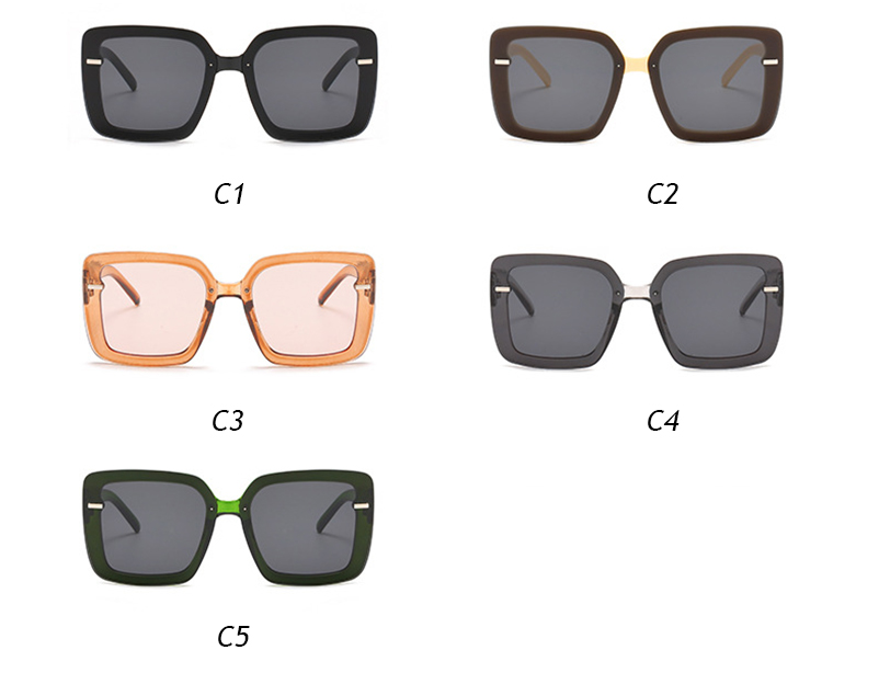 Kính Mát Gọng Vuông Phong Cách Hàn Quốc Cho Nữ