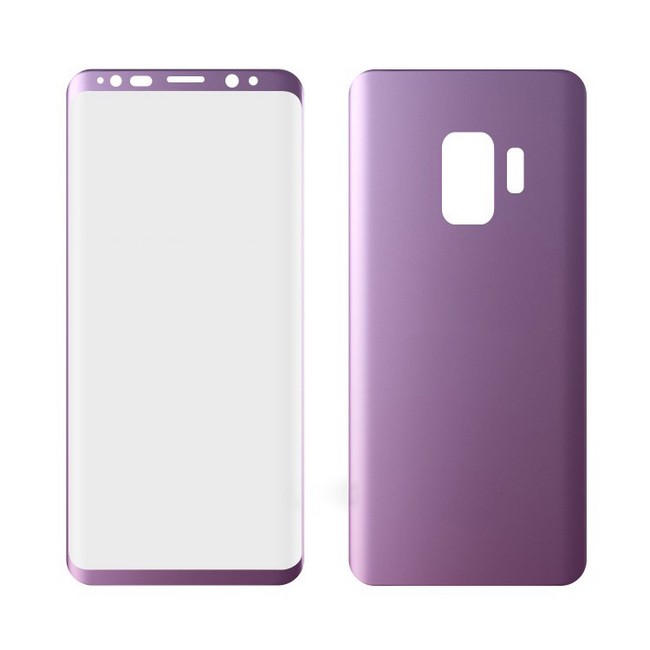 Bộ dán film 3D Samsung S9 Plus , S9 ( 2 mặt trước sau full màn hình)