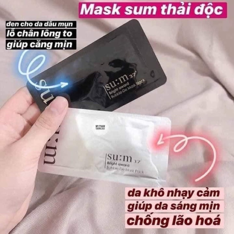 MẶT NẠ SUM SỦI BỌT THẢI ĐỘC -TRẮNG DA HÀN QUỐC