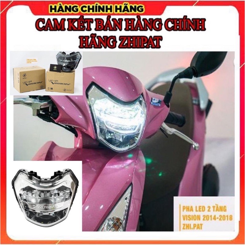 Choá đèn Pha đèn led ZHIPAT sh150ý vision shvn ex135 ex150