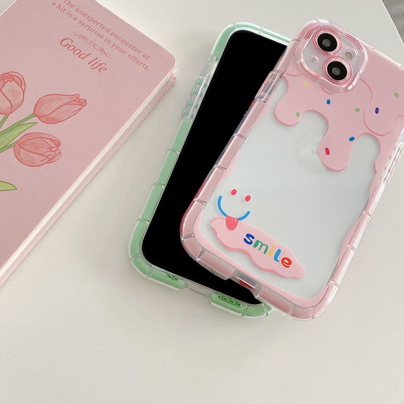 Ốp Điện Thoại Thiết Kế Hình Cây Kem Phát Sáng Trong Đêm Cho IPhone 12 13 11 Pro Max X Xs Max Xr