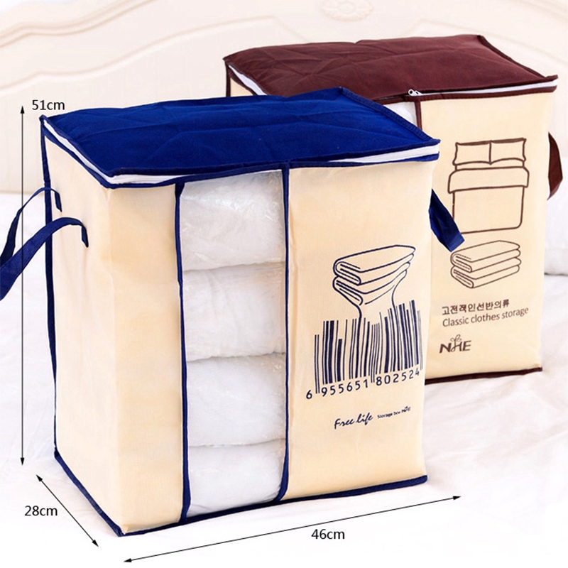 Túi vải không dệt đựng quần áo gọn gàng