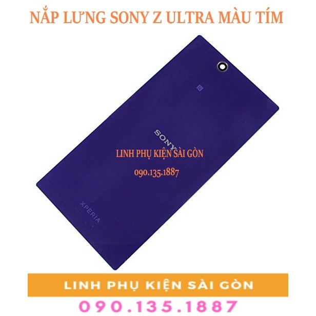 NẮP LƯNG SONY Z ULTRA MÀU TÍM