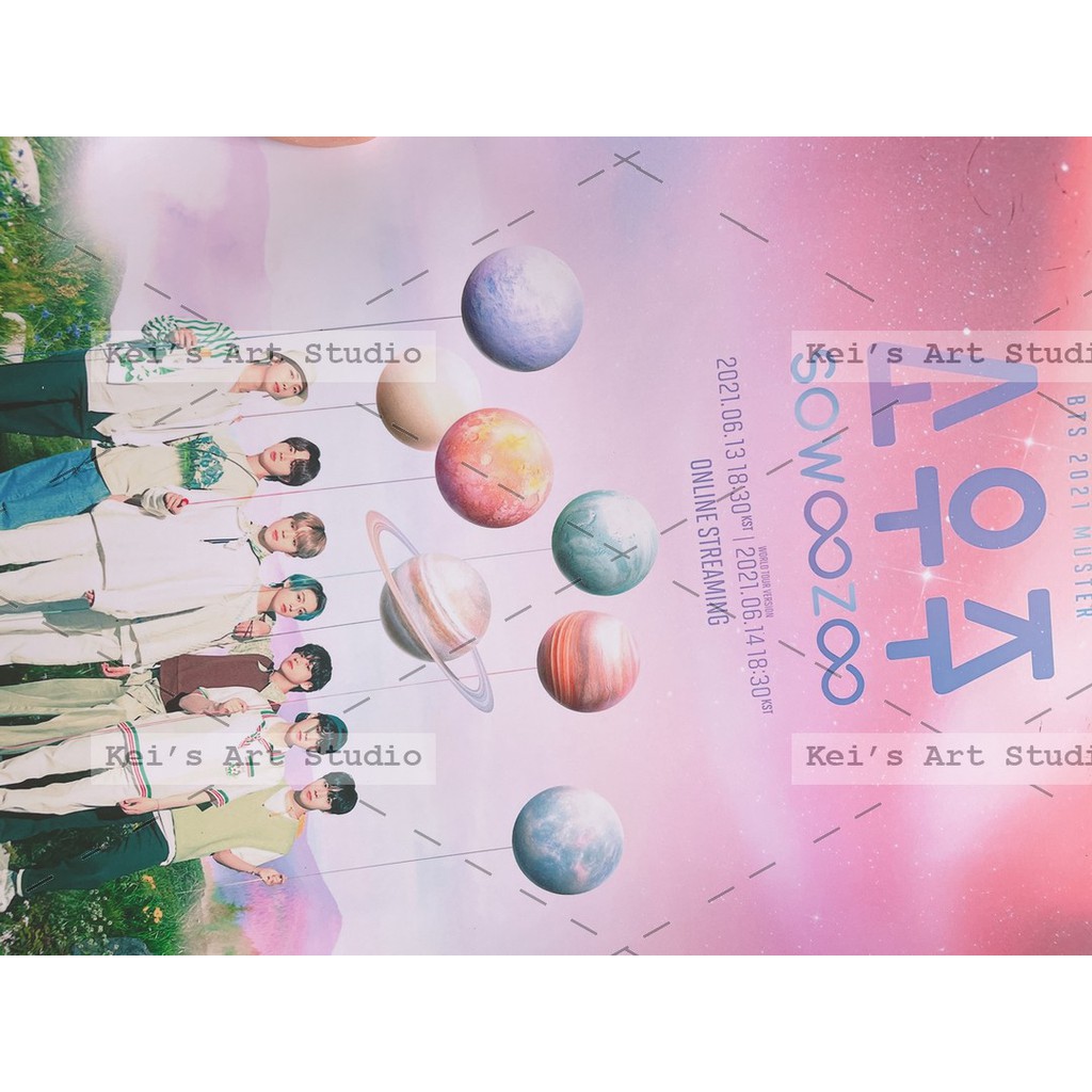 Set quà tặng BTS FESTA SOWOOZOO 2021 - Móc khóa, huy hiệu, set 8 card thành viên