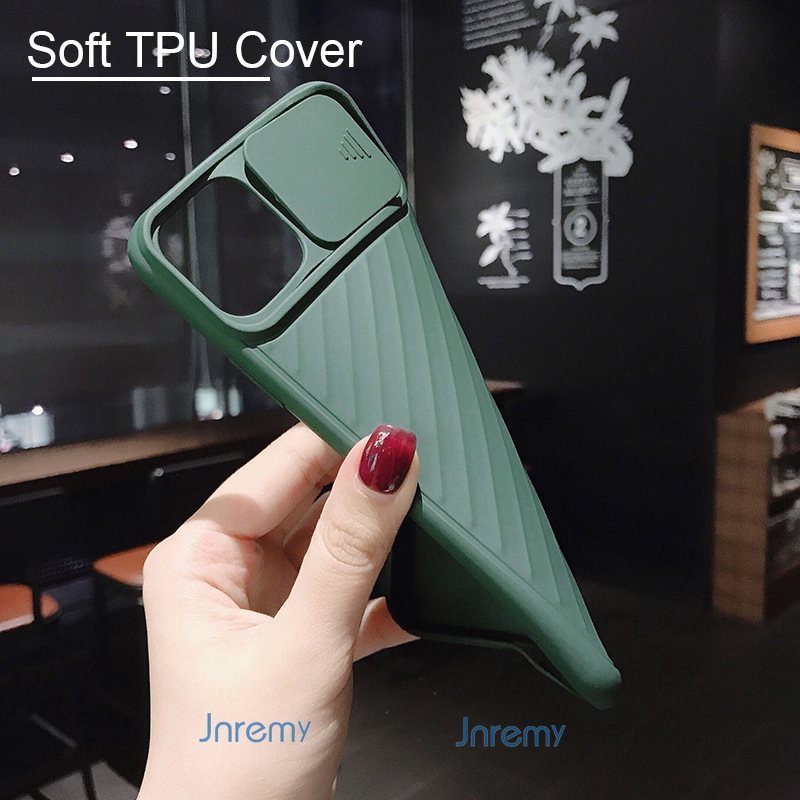 Ốp điện thoại có nắp trượt cho bảo vệ camera cho IPHONE 11 PRO X XR XS MAX 7 8 PLUS